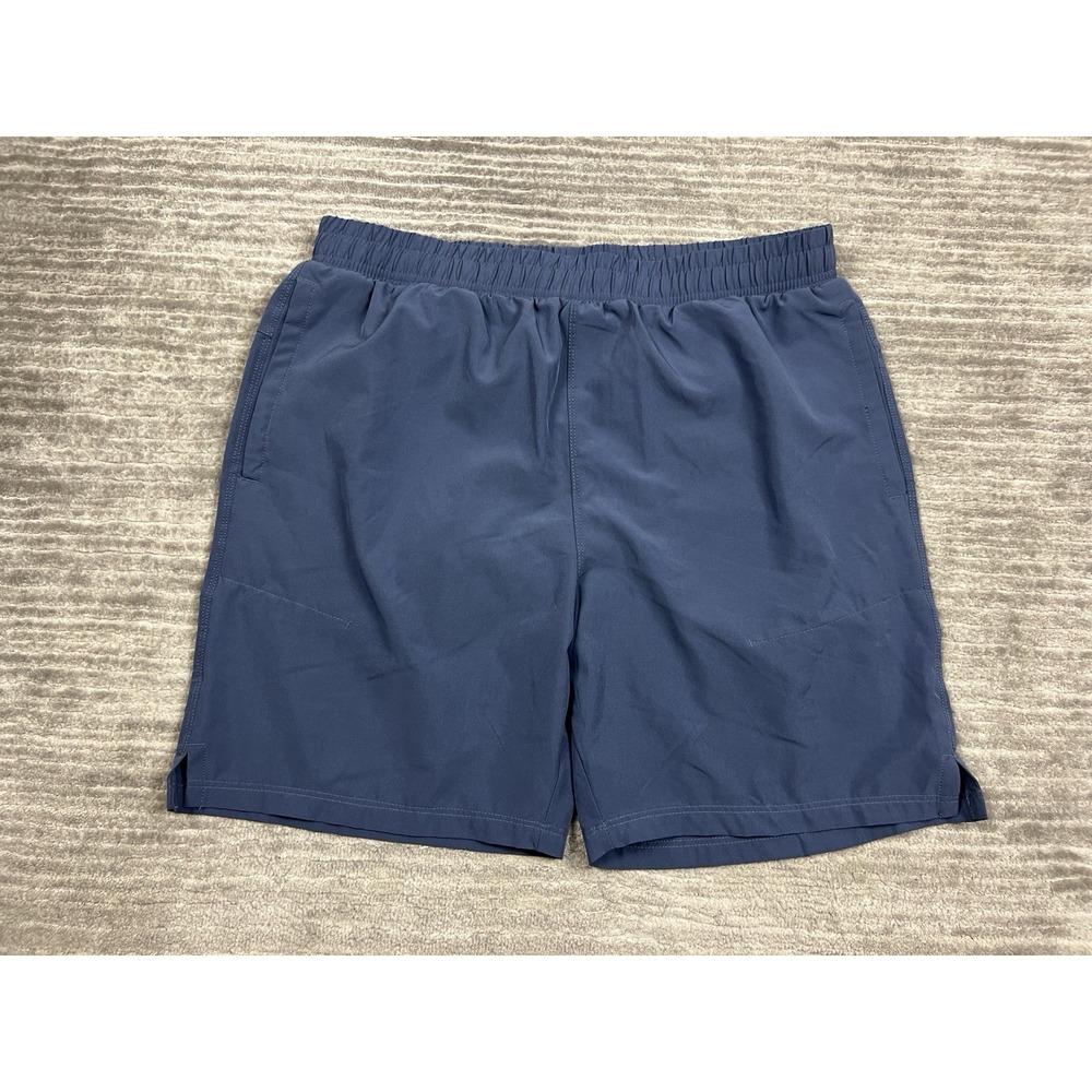 Liberty Shorts‎ Mens Large Blue Athletic Activewear Pull On Drawstring Polyester